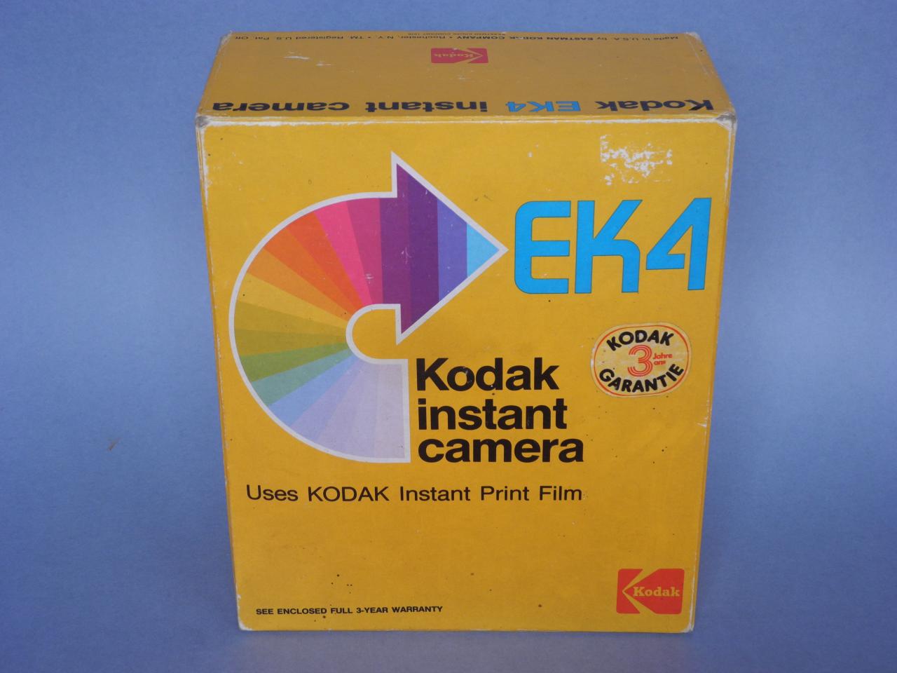 *Boite Kodak instant EK4*