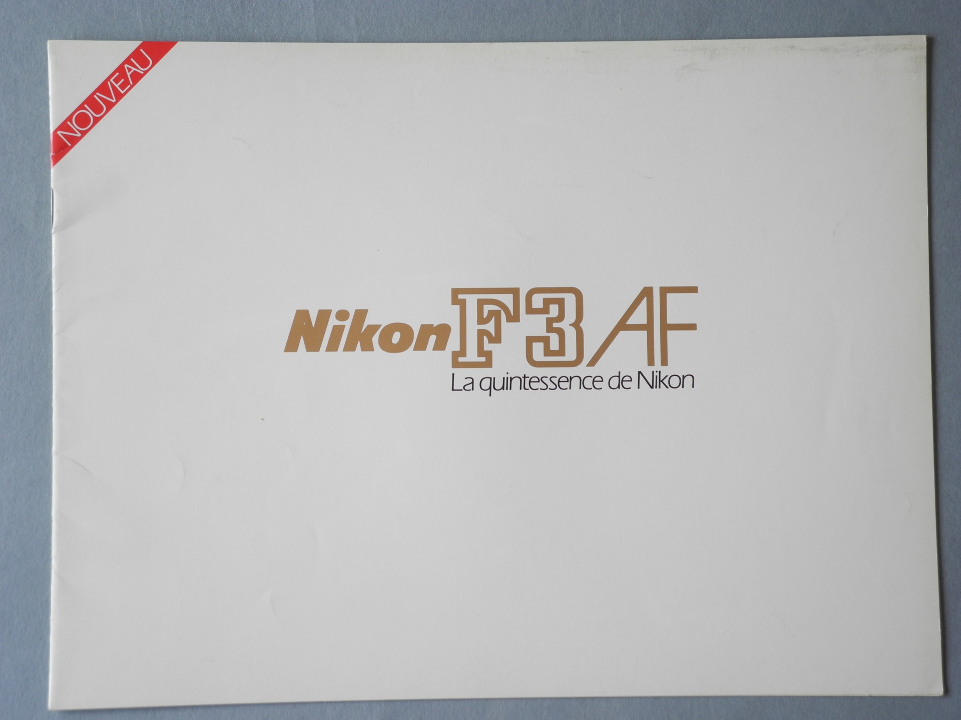 * Brochure Nikon F3 AF * 11 Pages *