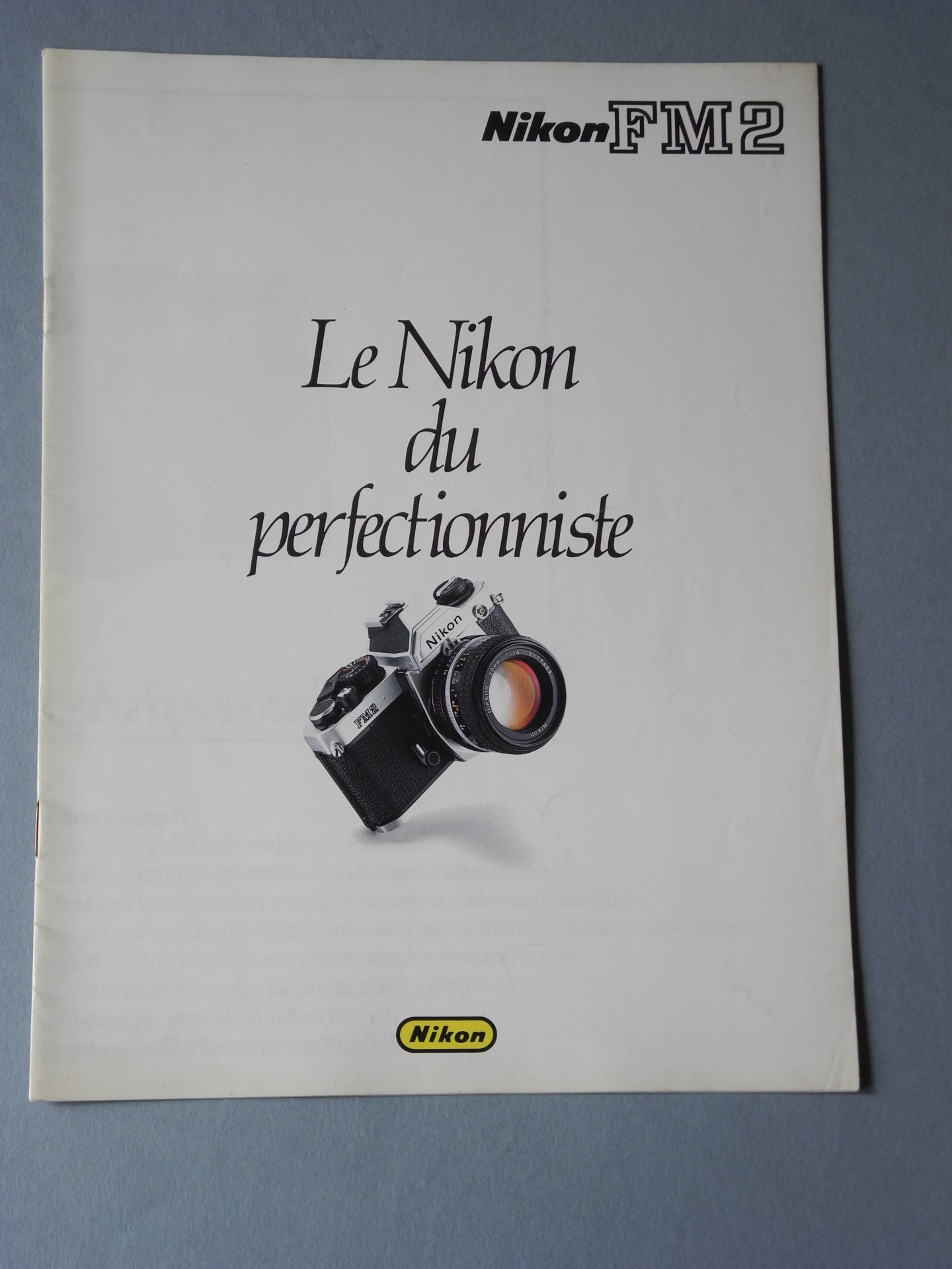 *Brochure Nikon FM-2 *  23 Pages*