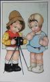 Cp  (022) enfant  photographe