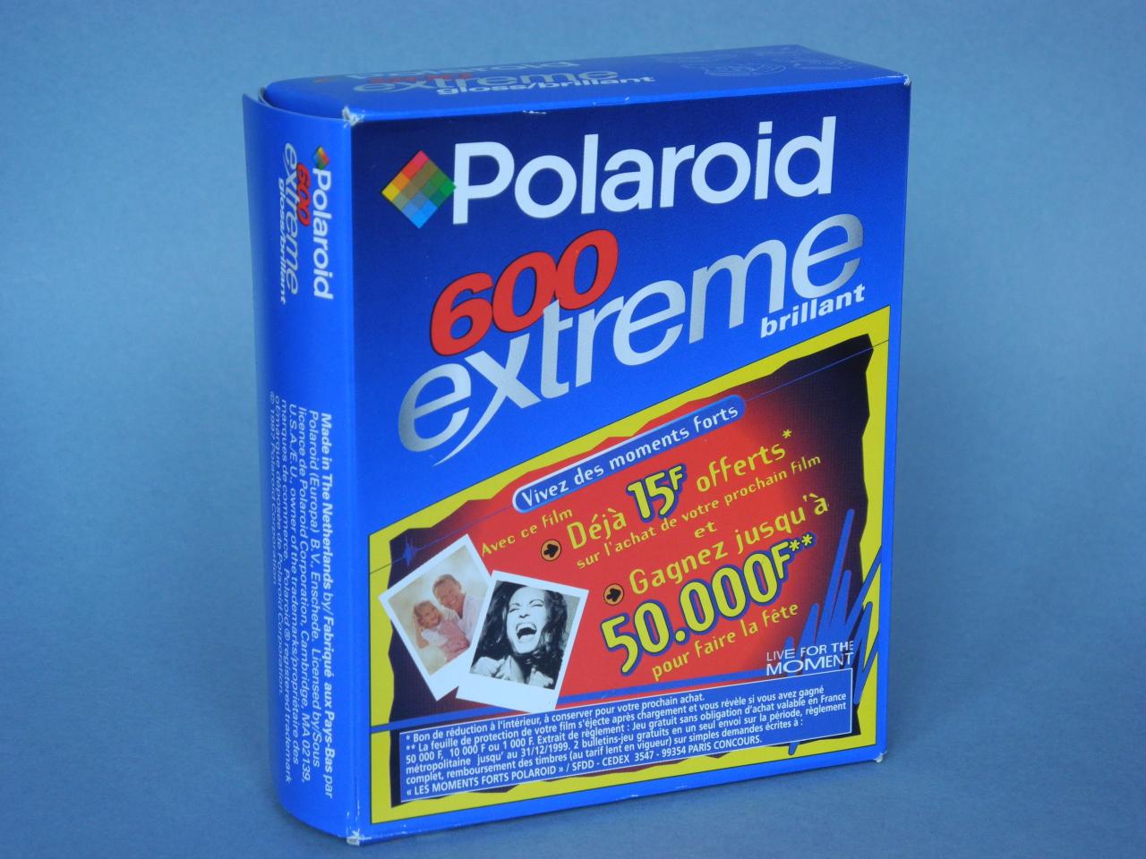 *Boite film 600 extreme Polaroid*