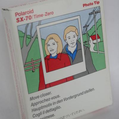 *Boite film pour Polaroid SX 70* 