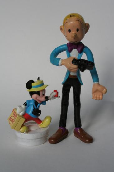 figurines *Mickey et Fantasio*
