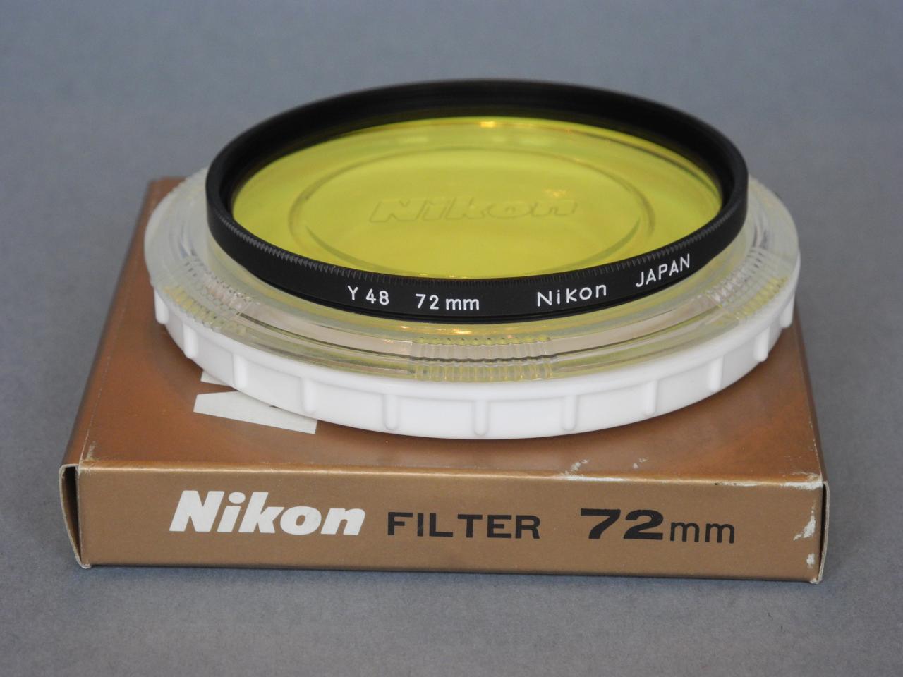 *Nikon filtre coloré Y48 72mm*