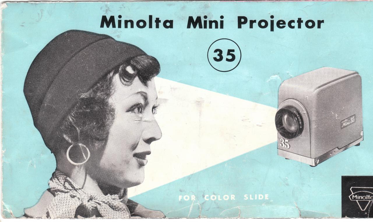 *Minolta mini projector 35*