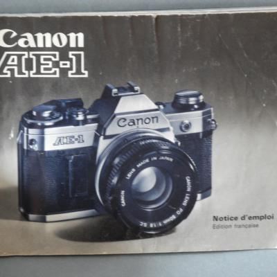 * Notice Canon AE-1 *