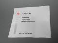 *Notice D'utilisation Projector P150 Leica*