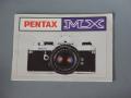* Notice Pentax MX *