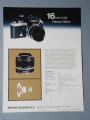 * Objectif 16mm / 2.8 fisheye - Nikkor * 2 Pages *