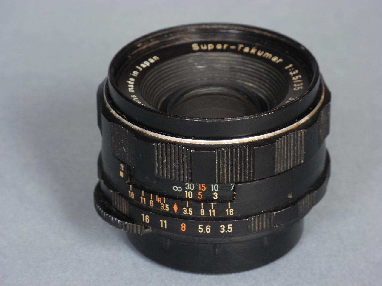 *objectif Asahi Pentax  1:3,5/35mm  super Takumar*